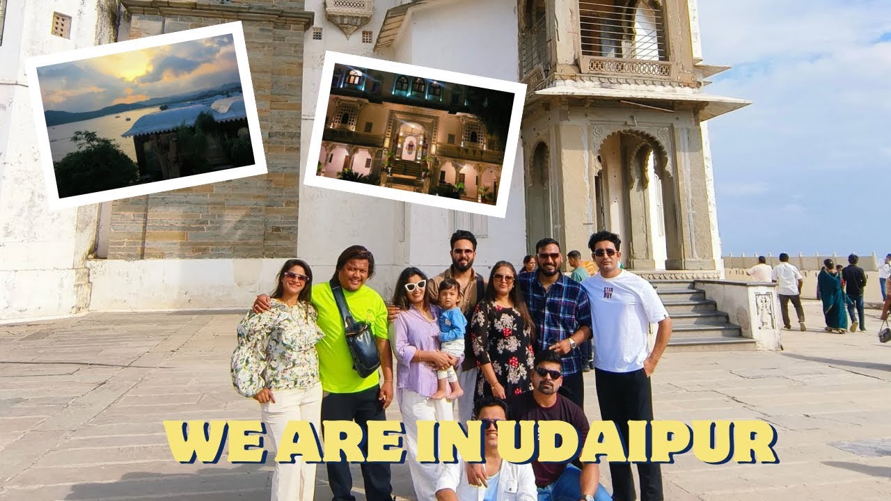 We Are In Udaipur 🌸🌼| Sajjangarh fort , City Palace , Ganghaur ghat | Vasujeyu Vlog 