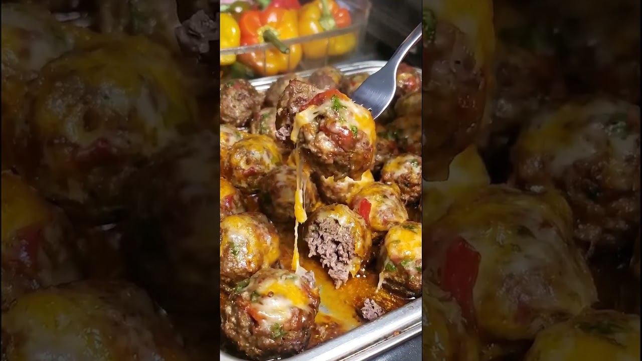 Meatballs with Potatoes and Cheese #youtubeshorts #pasta #bonnecuisine #cheesecake #food #explore