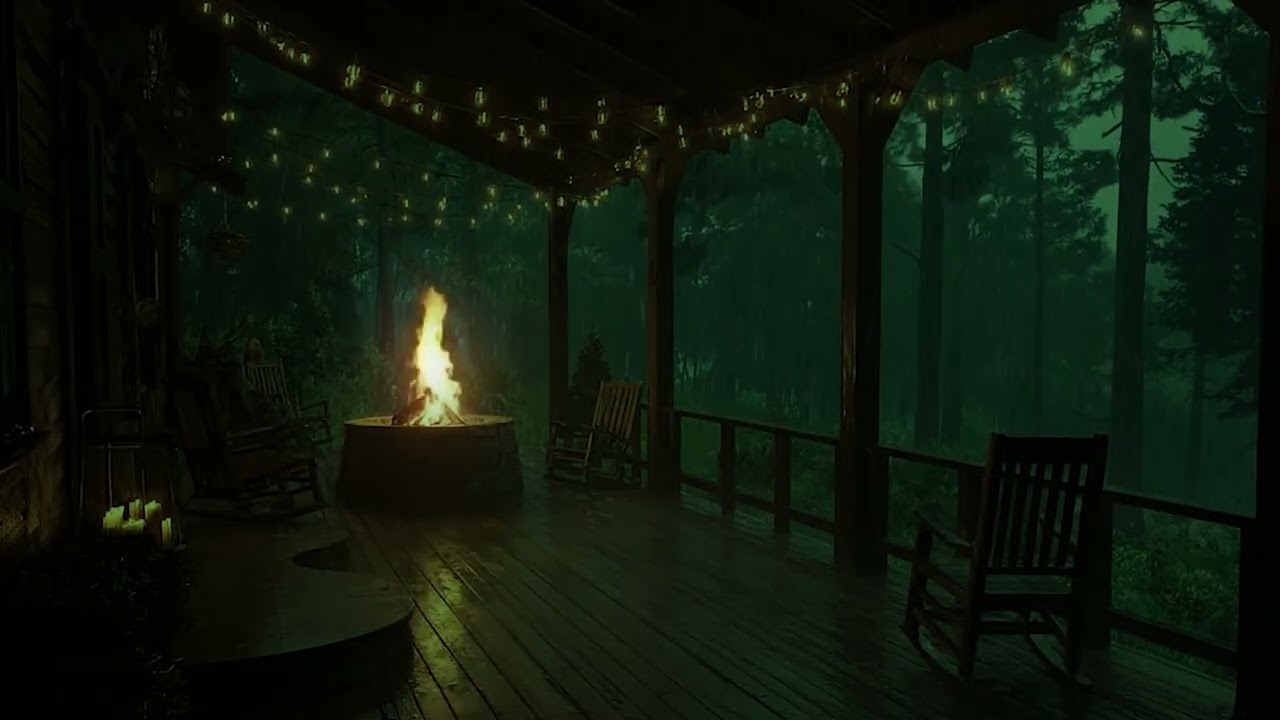 Peaceful Rain and Gentle Thunder Sounds for Deep Sleep and Natural Stress Relief