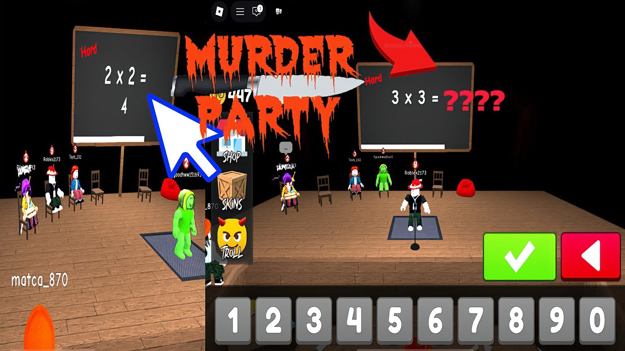 Math Murder in Roblox – No Mistakes Allowed! | Speed Math to Survive!