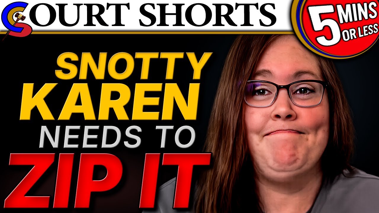 Karen Treats Court Like Her Personal Concierge