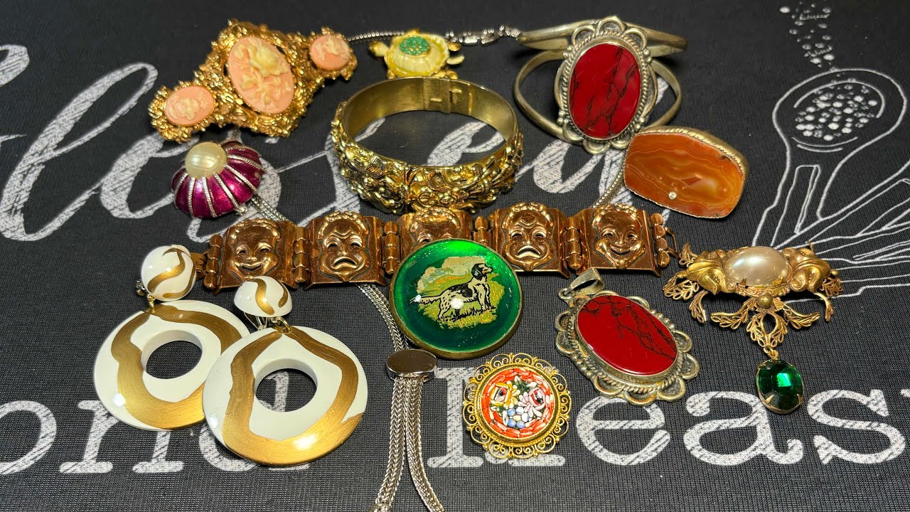 Mystery Jewelry Unboxing - Antique & Sterling Jewelry