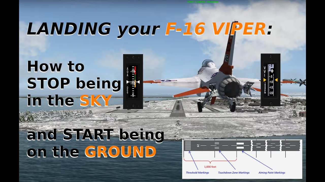 Falcon BMS 4.36 VFR Landing Tutorial: Soft landings made easy