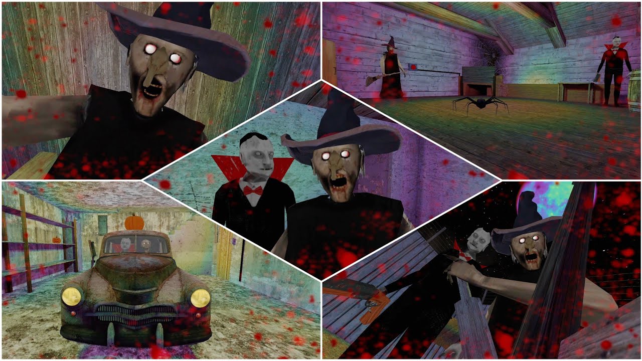 Granny Recaptured Halloween All Game Over Scenes