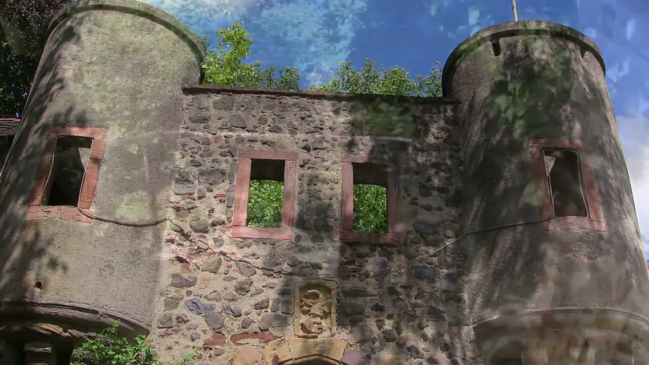 Nidderau Windecken   Burgruine Wonnecken in Hessen