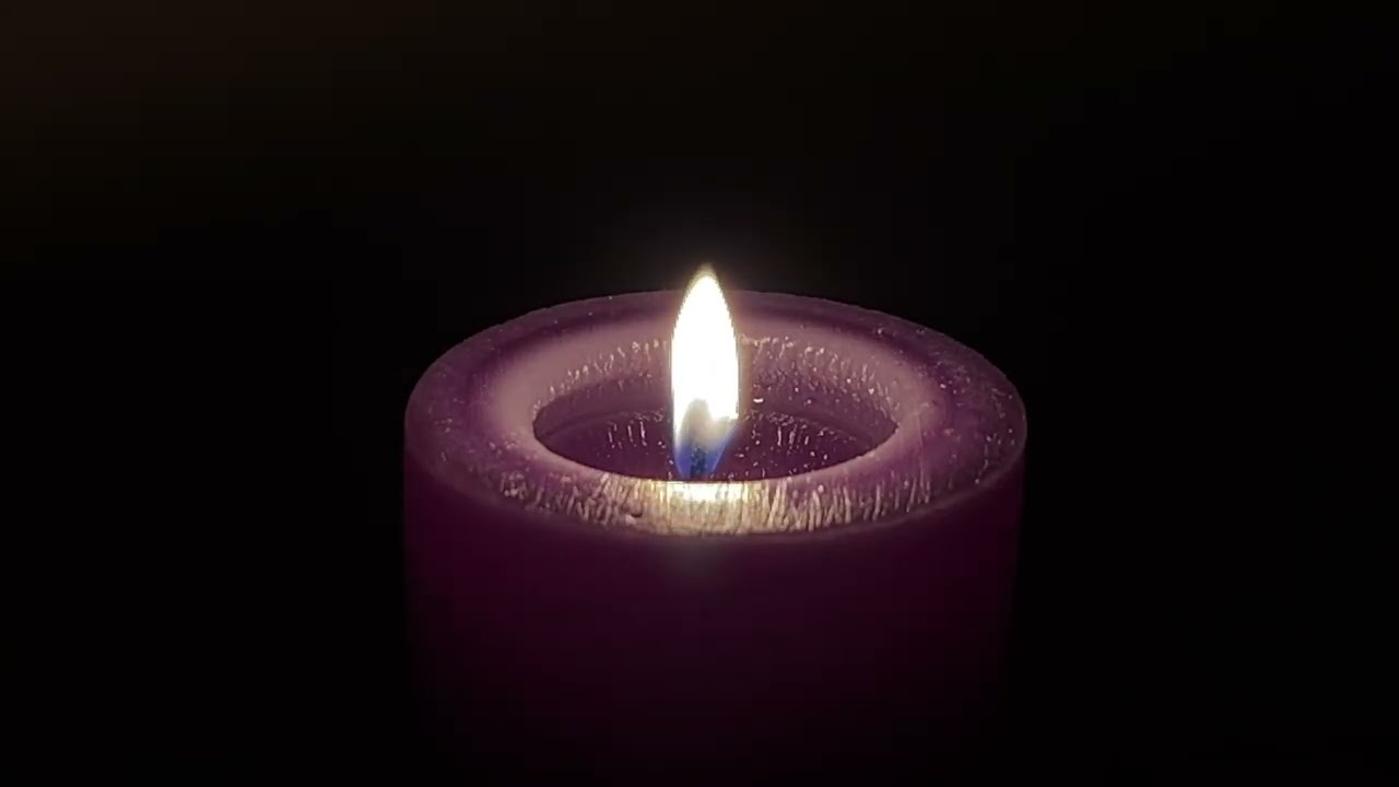 Candle Flame Meditation (8 HOURS) | Trataka Candle Gazing for Deep Calm & Sleep | NO SOUND | 4K