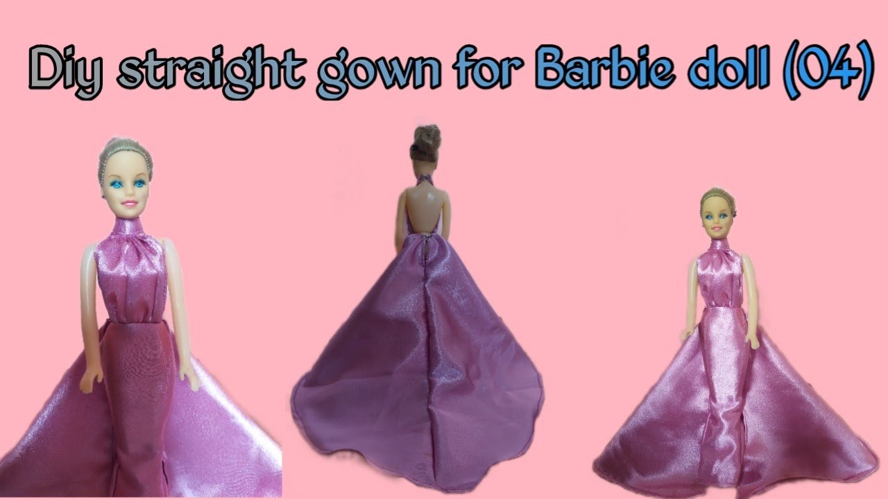 Diy straight gown for Barbie doll (05) | nunu seo