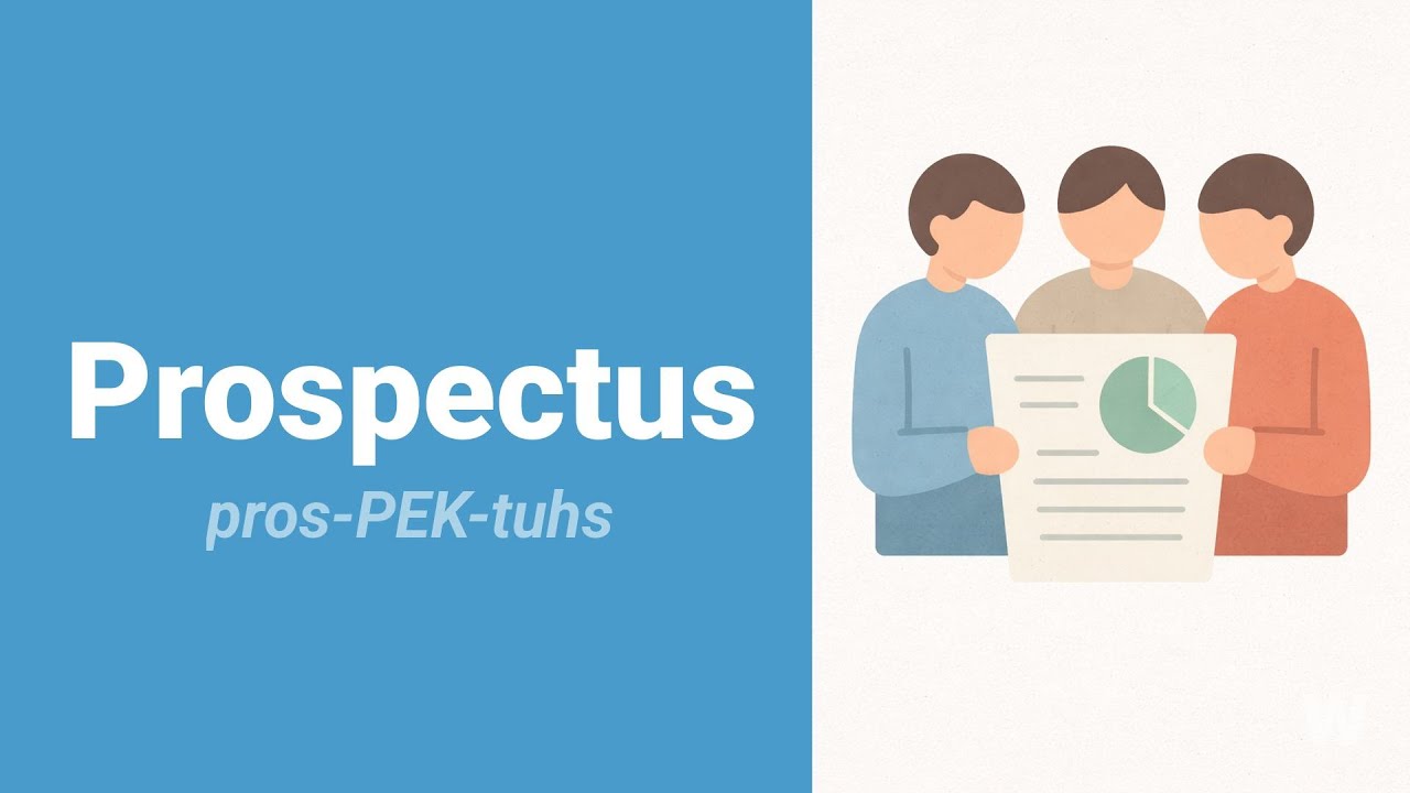 How to Pronounce Prospectus?