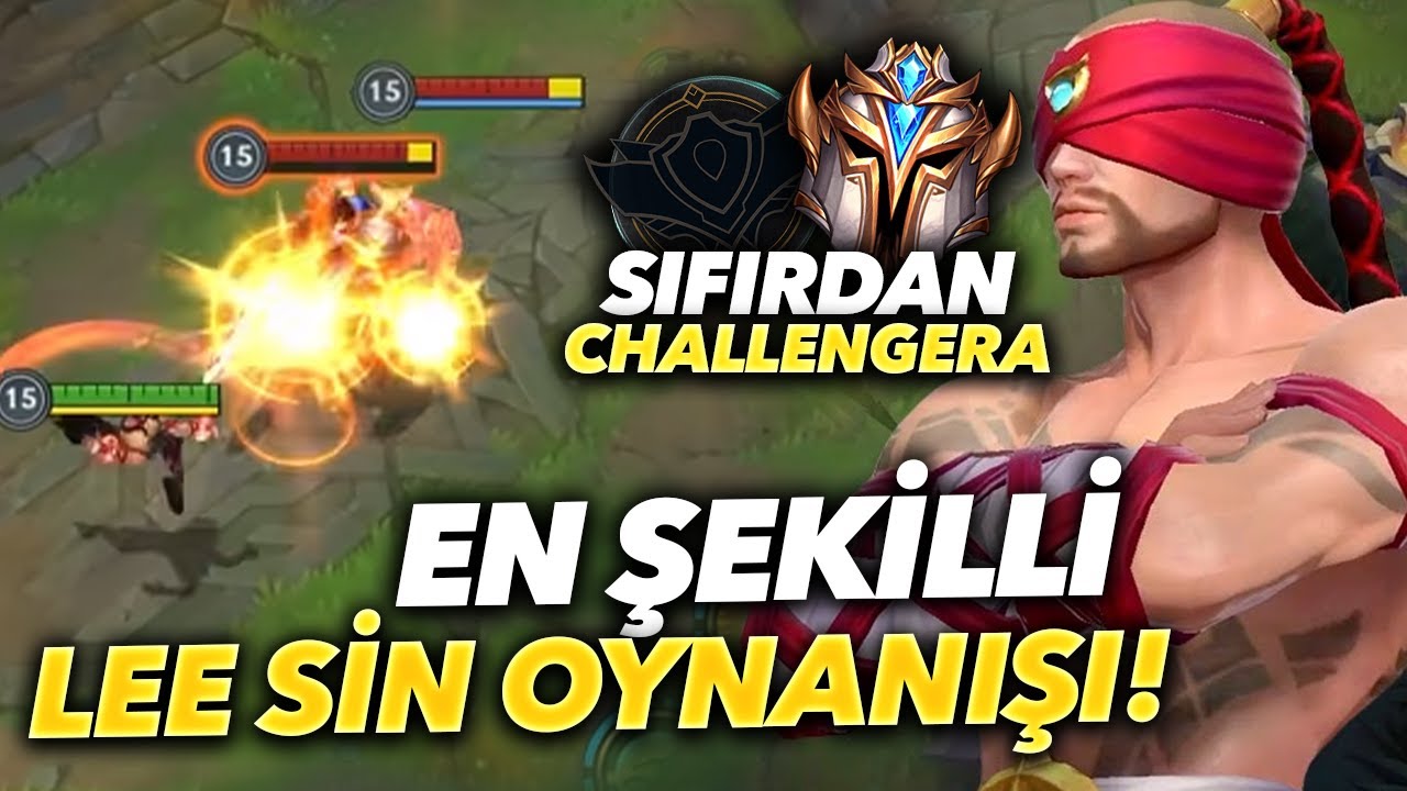 EN ŞEKİLLİ WİLD RİFT LEE SİN OYNANIŞ !! 0'DAN CHALLENGERA !! | Ogün Demirci
