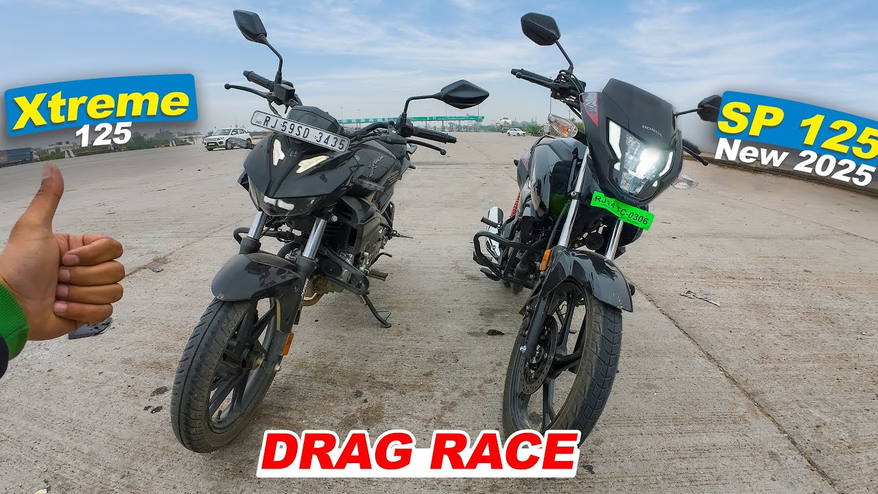 New 2025 Honda SP 125 vs Xtreme 125 : DRAG RACE