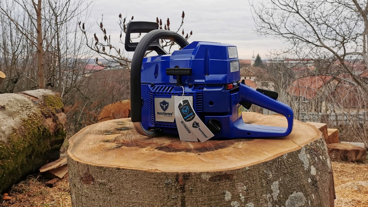 Holzfforma G288 87cc, 6HP - new chainsaw from FarmerTec (first start/cuts, big wood cut and more...)
