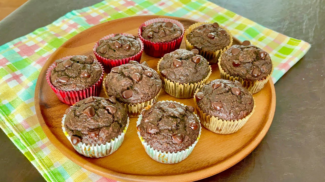 มัฟฟินข้าวโอ๊ตกล้วยหอม ไร้แป้ง น้ำมัน น้ำตาลทราย เนย นม #healthyrecipes #muffins #ขนมคลีน #มัฟฟิน