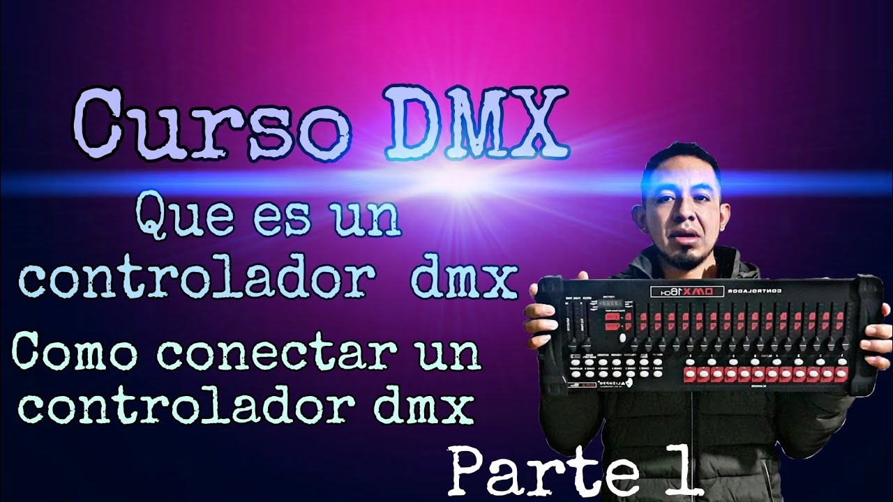 Tutorial dmx..Que es un controlador dmx y como conectar un controlador dmx