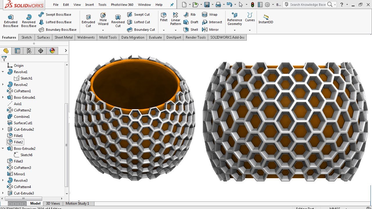 Расширенное моделирование поверхностей — учебное пособие по SolidWorks