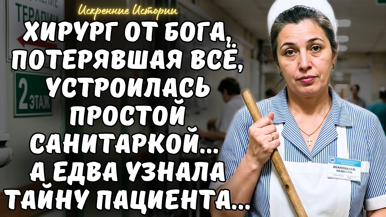 Опытный ХИРУРГ, потерявшая всё  — имя, должность, семью — но осталось то, что отнять невозможно....