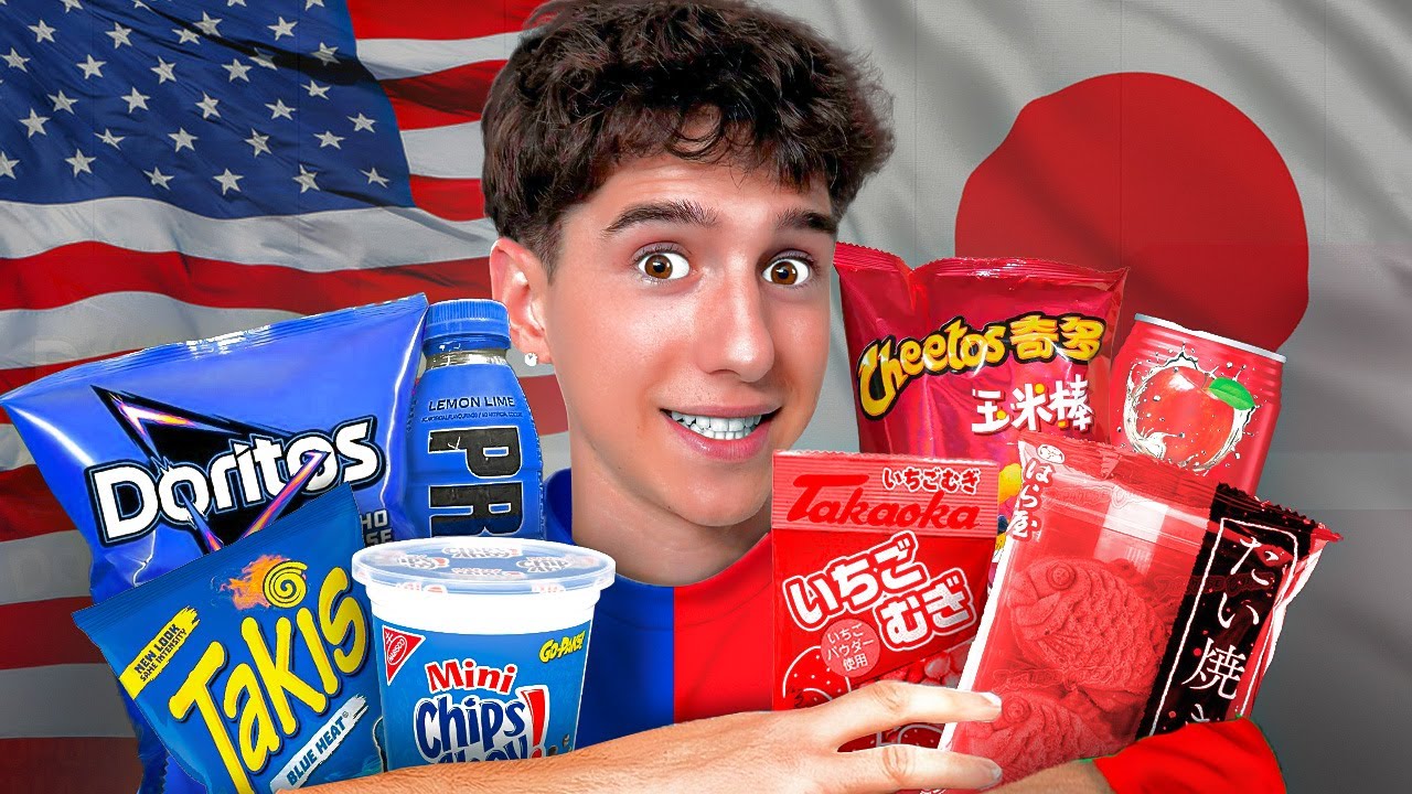 Snack GIAPPONESI vs AMERICANI: Quali Sono i Più Strani?