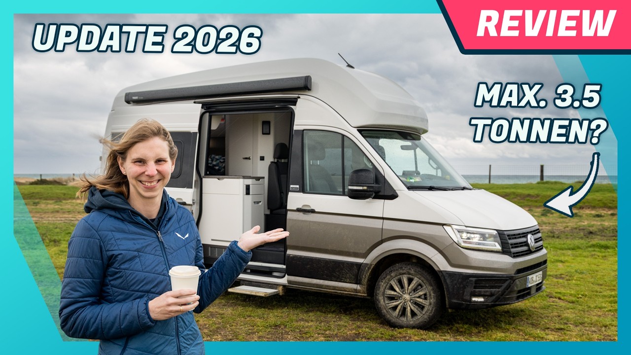 Wir campen im VW Grand California 2026 Update: Schlaf-Test, Regen, Heizung | Führerschein?