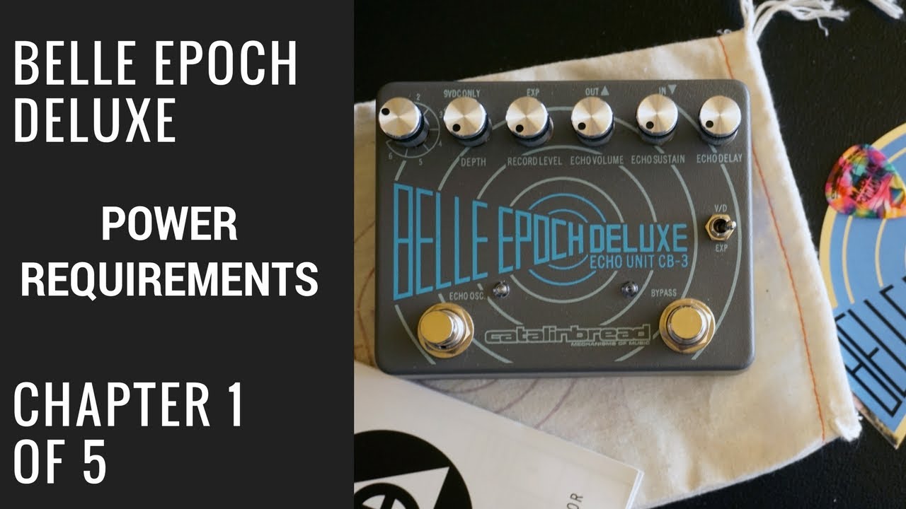 Belle Epoch Deluxe: Out of The Box 1 of 5 Power Requirements and Placement