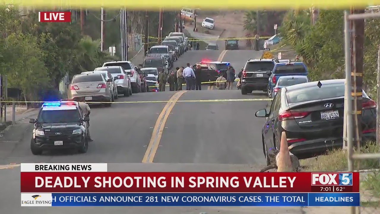 Suspect Sought After Deadly Spring Valley Shooting