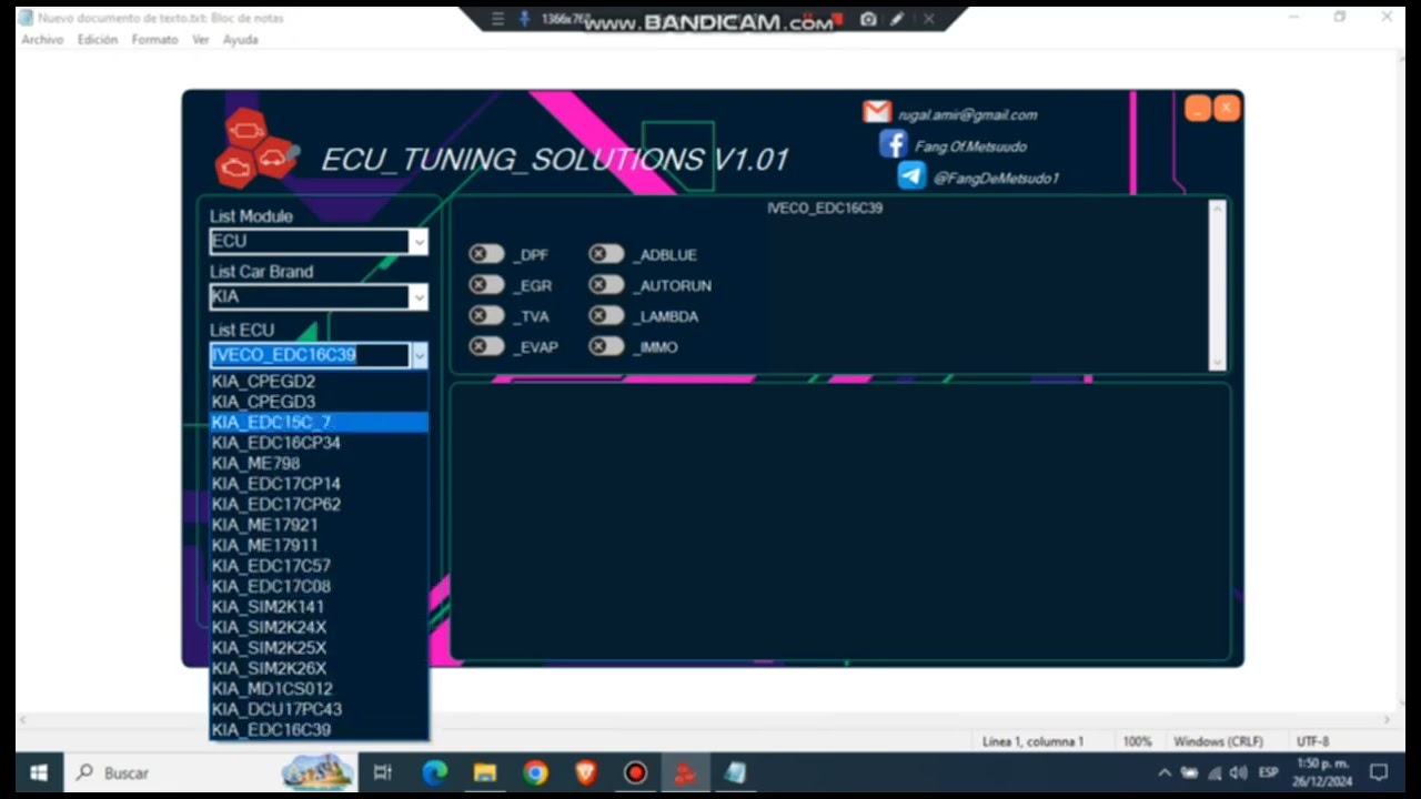 ECU  TUNING SOLUTION V1.01 SOFTWEAR CONTACT 00966556898728