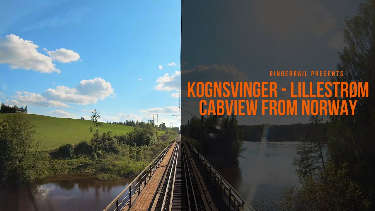 4K CABVIEW: Return trip from Kongsvinger (VY L14)