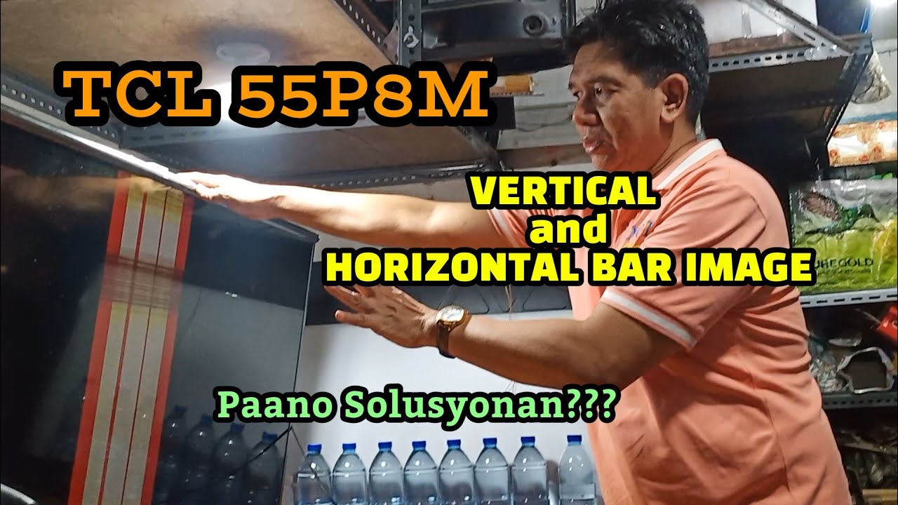 vertical bar TCL 55P8M how to repair?