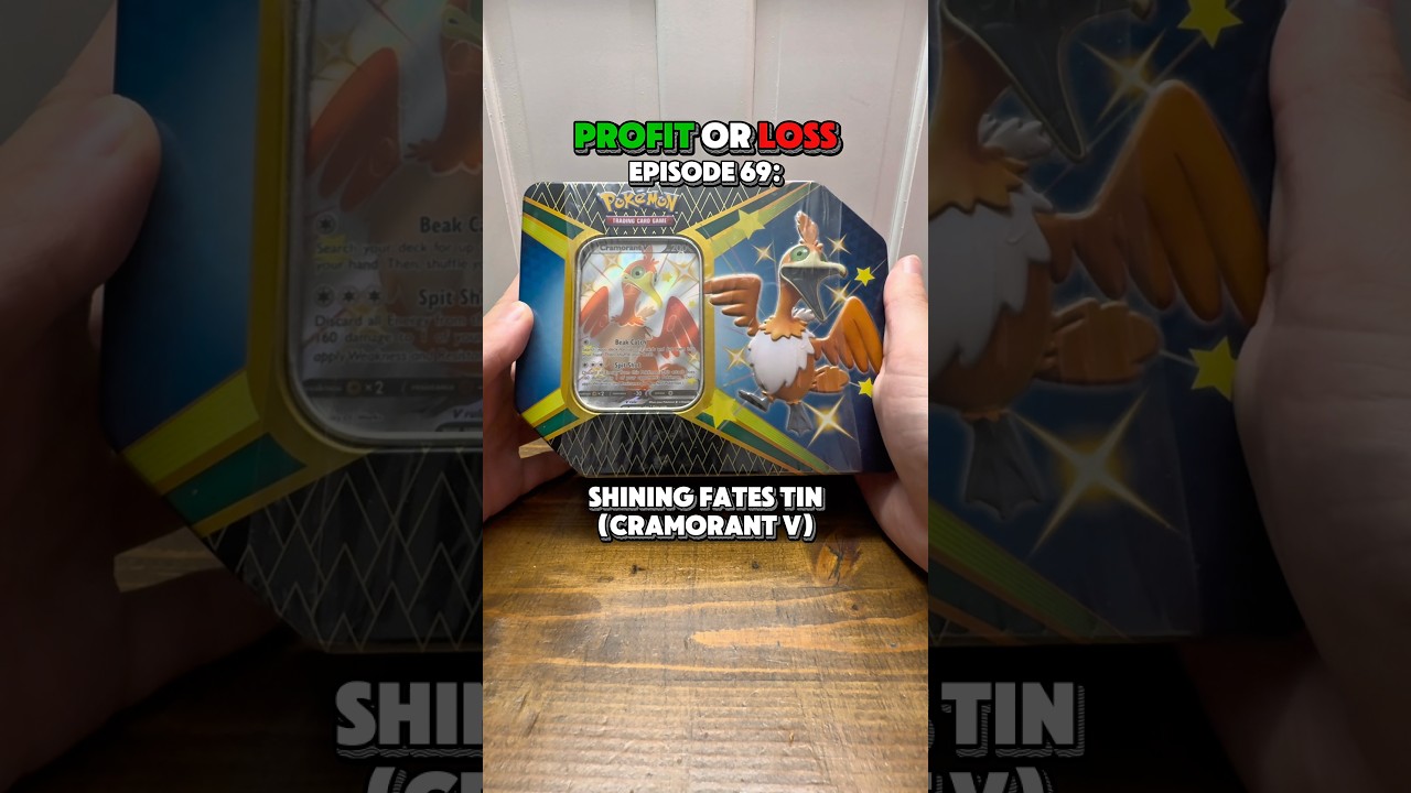 Opening a Shining Fates Tin! (Cramorant V) - Profit or Loss Episode 69