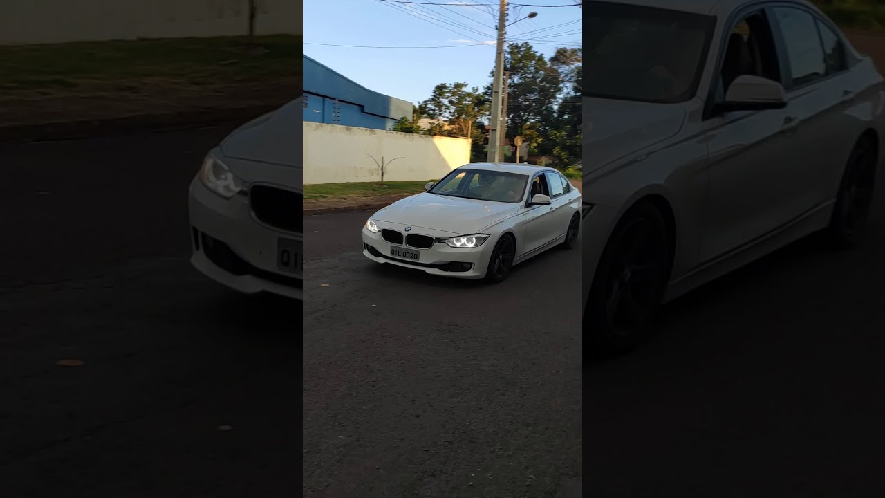 BMW 320 2014 pops and Bangs, downpipe e escapamento direto...