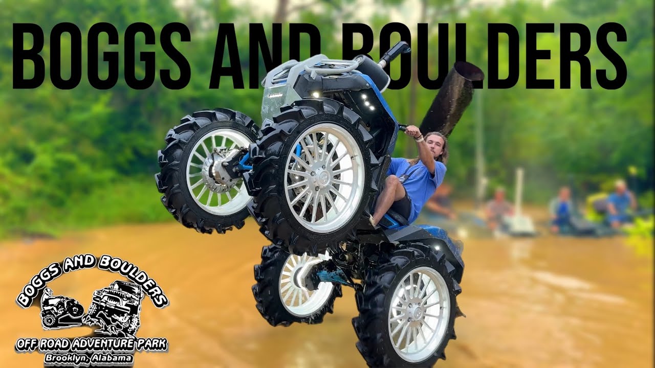 SENDING THE HONDAS AT BOGGS AND BOULDERS (LOTS OF CARNAGE)