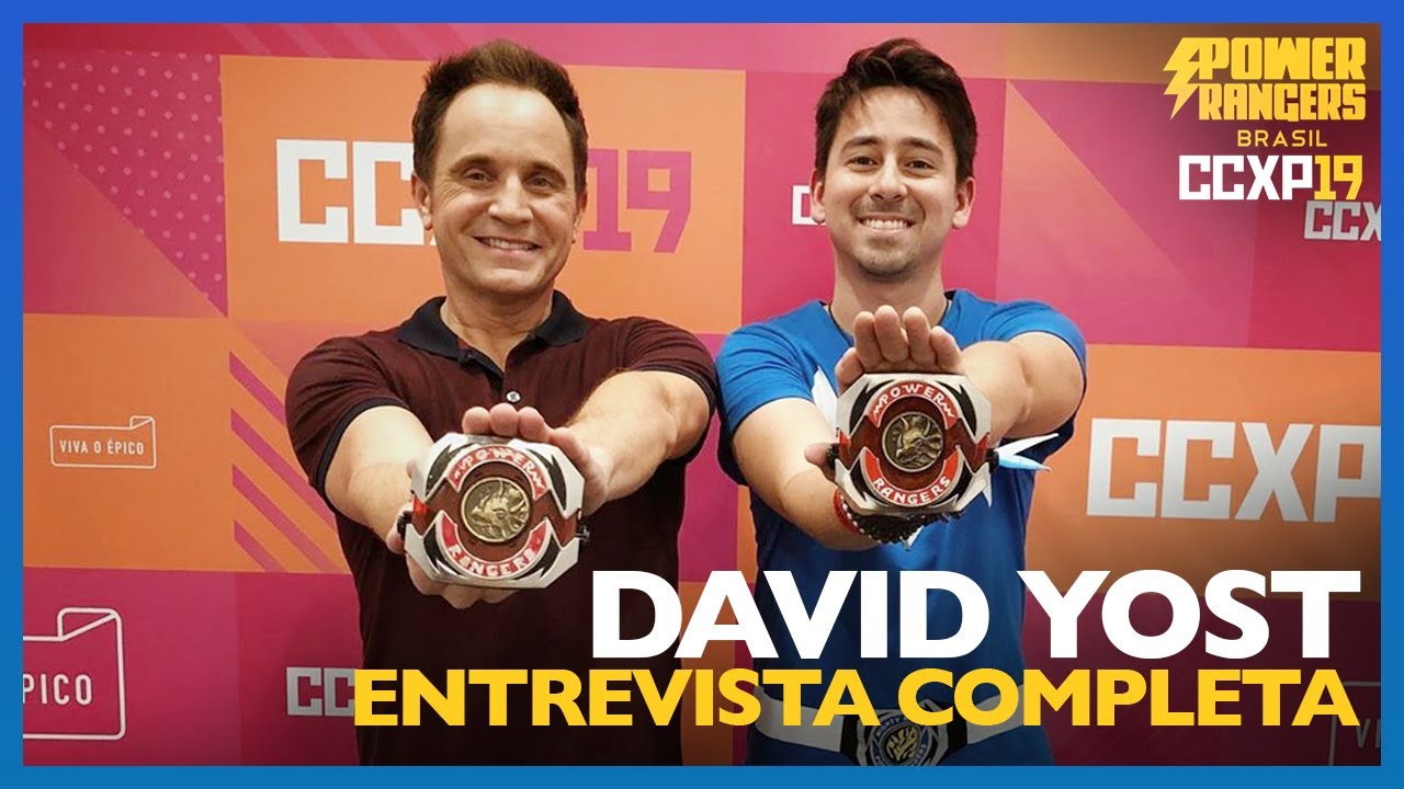 CCXP 2019 - Entrevista com David Yost, o primeiro Power Ranger azul!