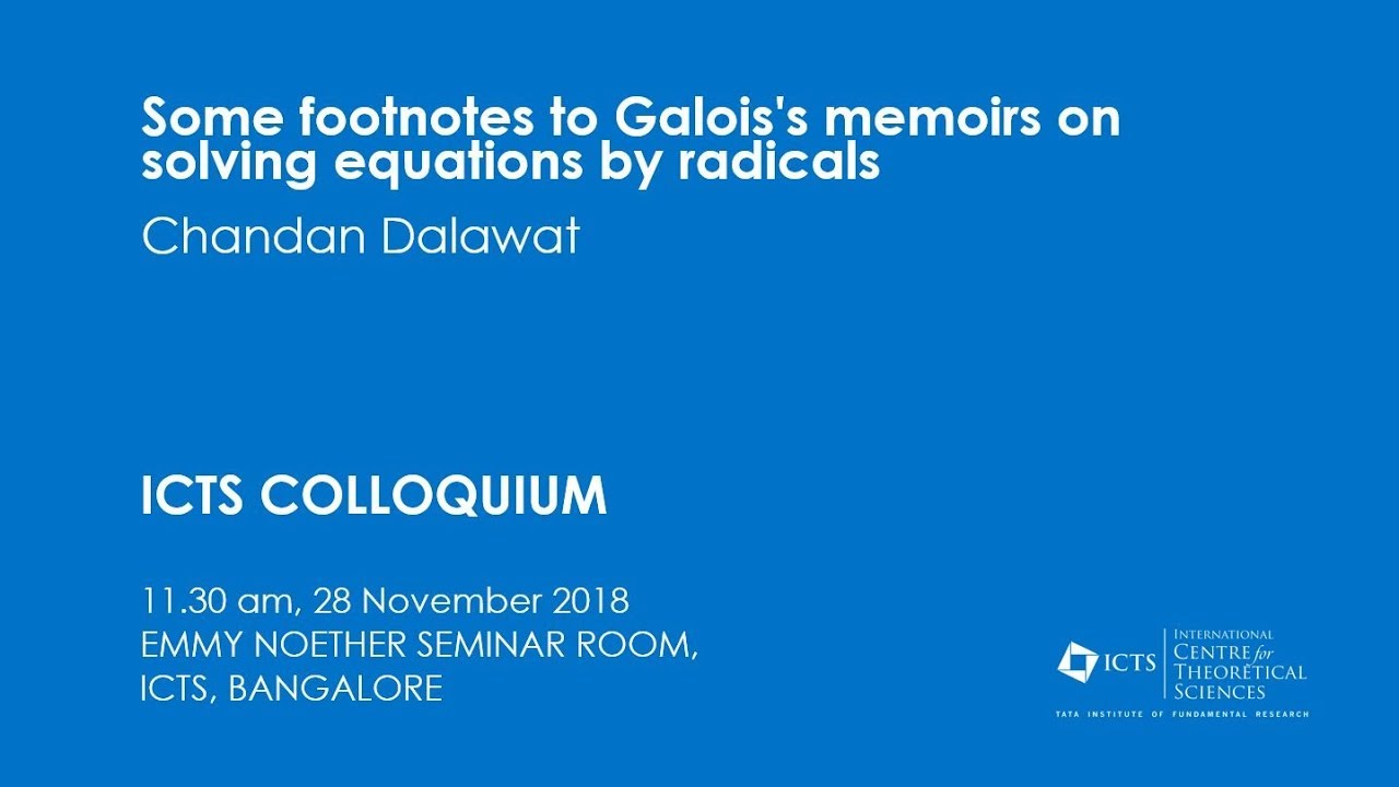 Some footnotes to Galois's memoirs on solving equations by radicals by Chandan Dalawat