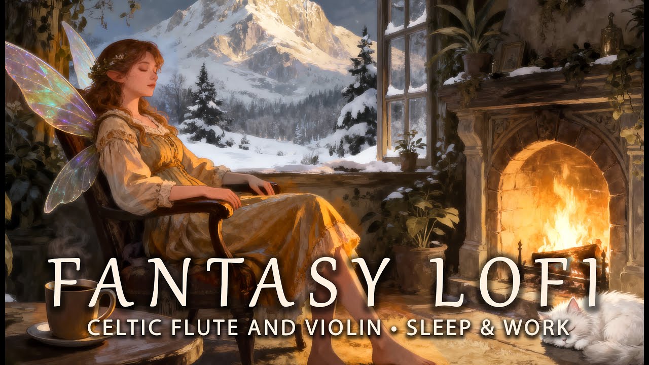 🕯️Your 1-hour escape ticket from the real world ❄️✨ | Fantasy Celtic Lofi | Work and Sleep (1 Hour)