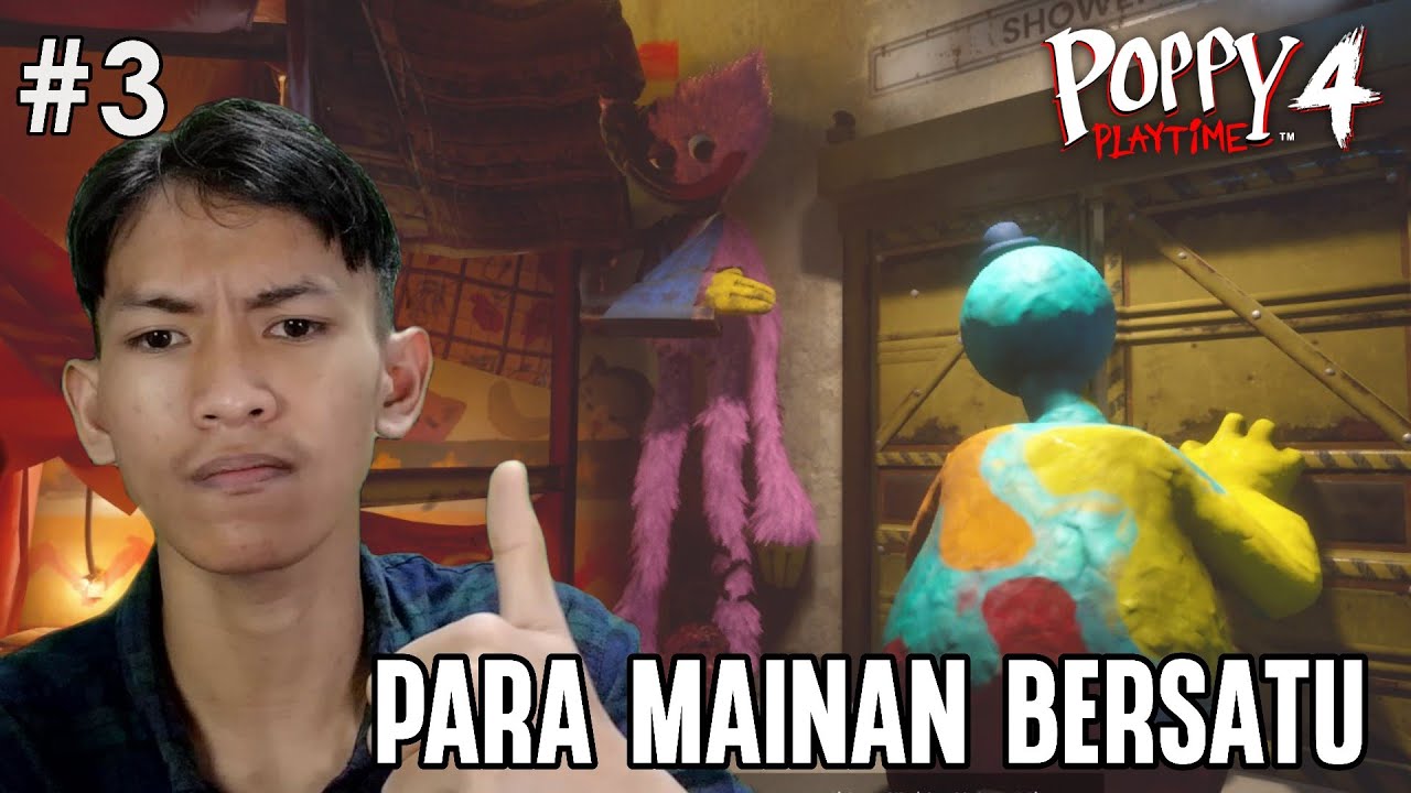KITA BERTEMU DENGAN SEMUA MAINAN GUYS !  - Poppy Playtime chapter 4 Part 3