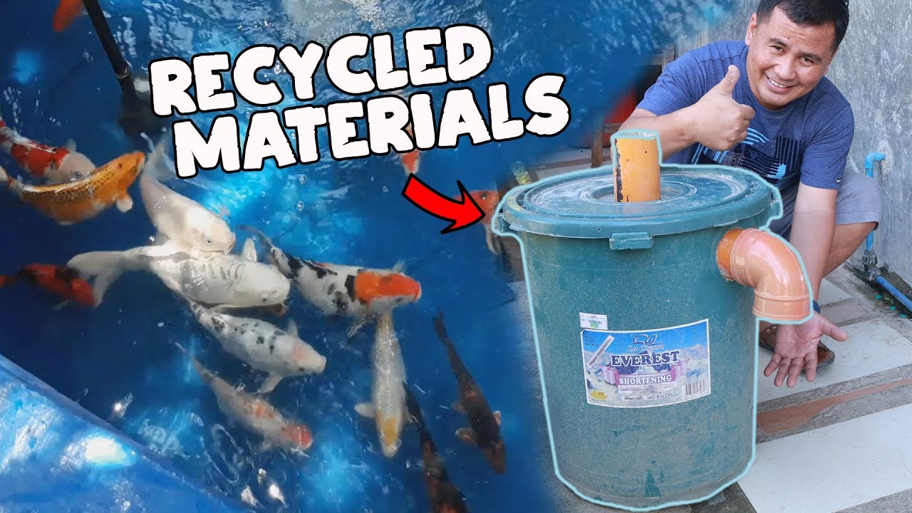 DIY MEGA pond FILTER for my OUTDOOR POND