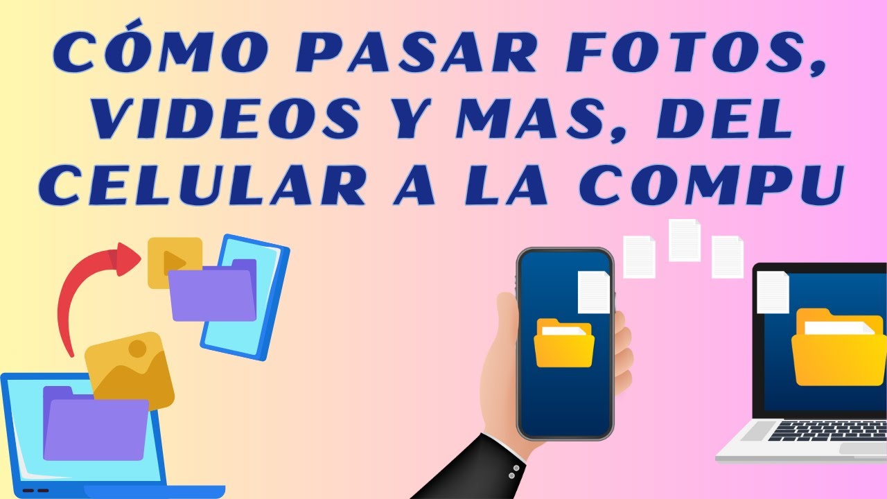 Como pasar archivos de mi celular a la computadora 📱| Curso de computación desde cero