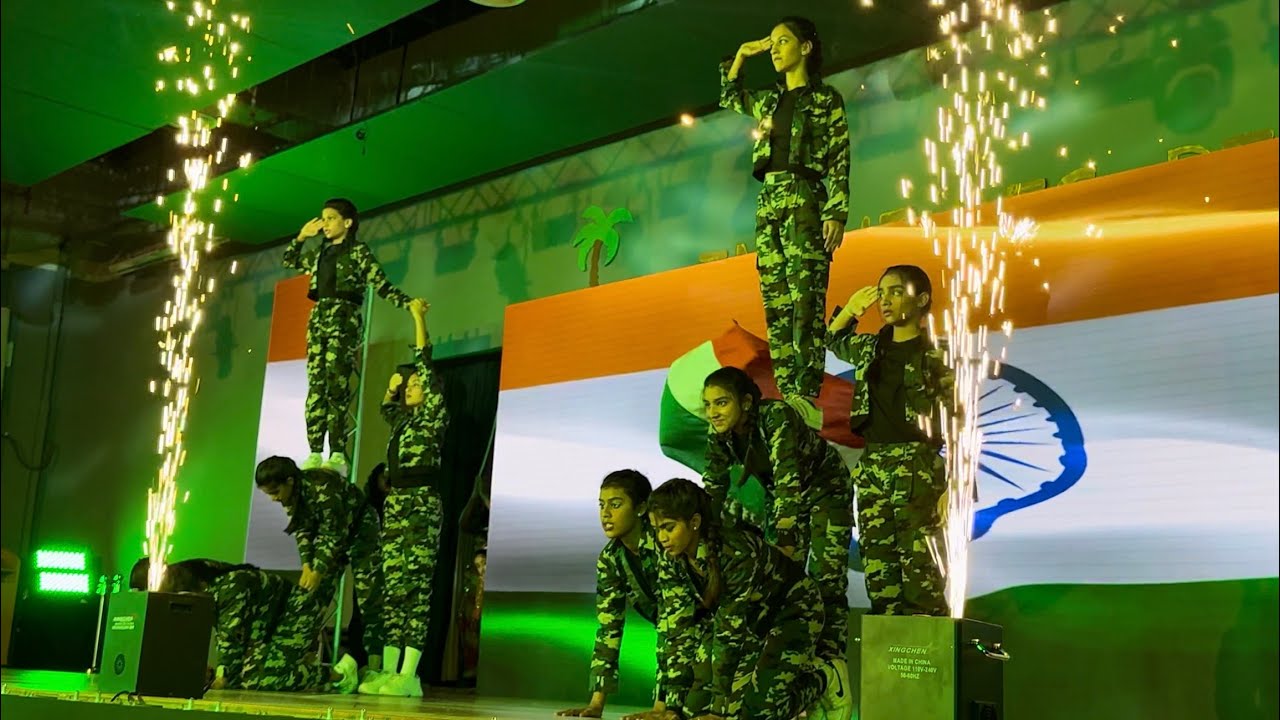 Tribute to Indian Military | Heart touching dance performance by the girls #military #india #tribute