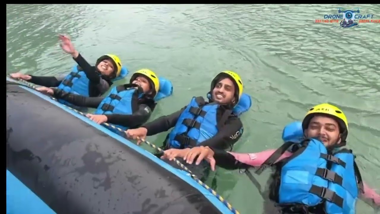 Mrunmayee & Bhumi River Rafting Rishikesh Dronecraft