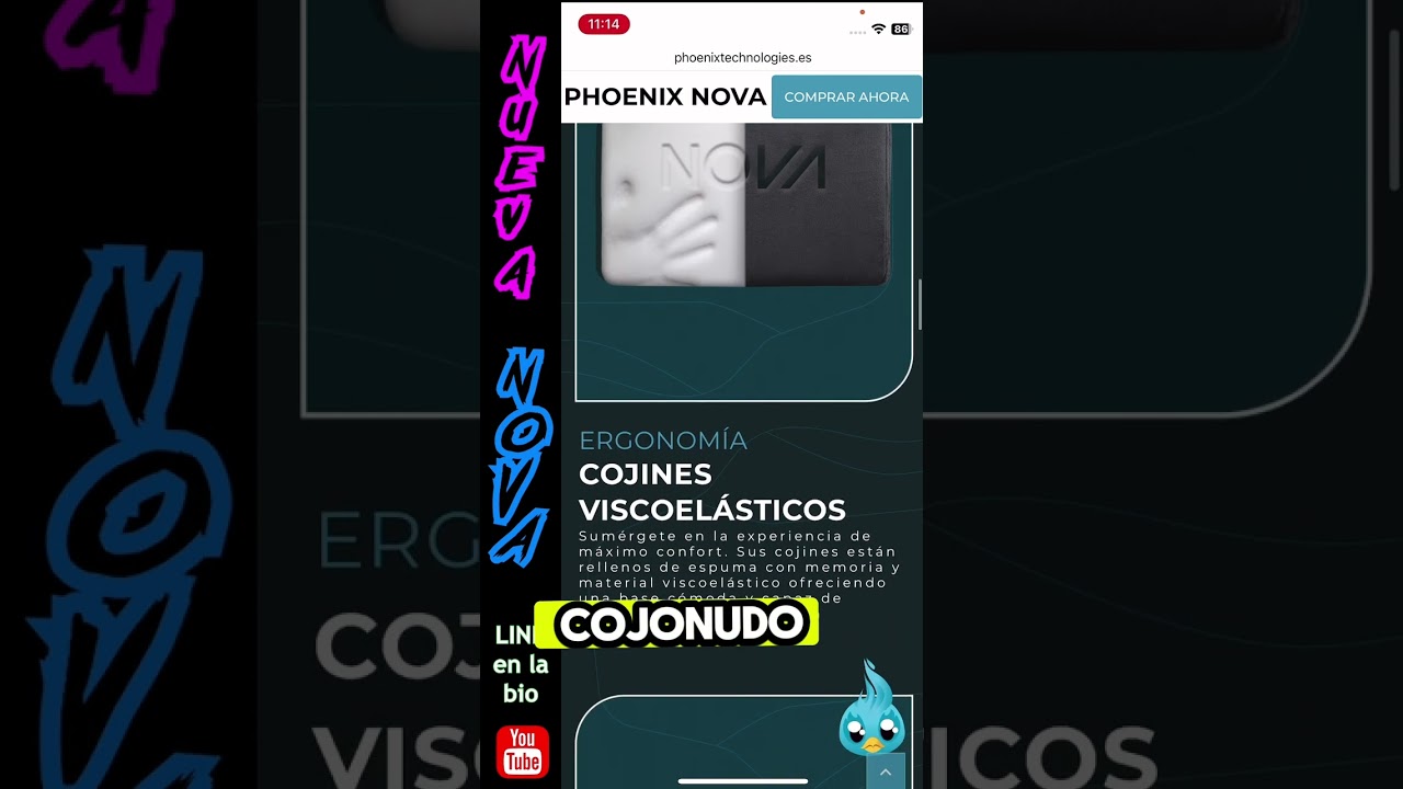 Nueva silla NOMA | PHOENIX por @AlexisPrieto #alexisprietosillagamer