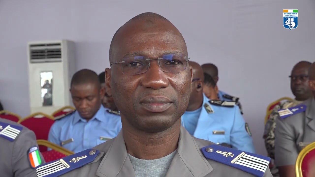 PRESENTATION AU DRAPEAU  : DISCOURS DU COMMANDANT SUPERIEUR DE LA GENDARMERIE NATIONALE
