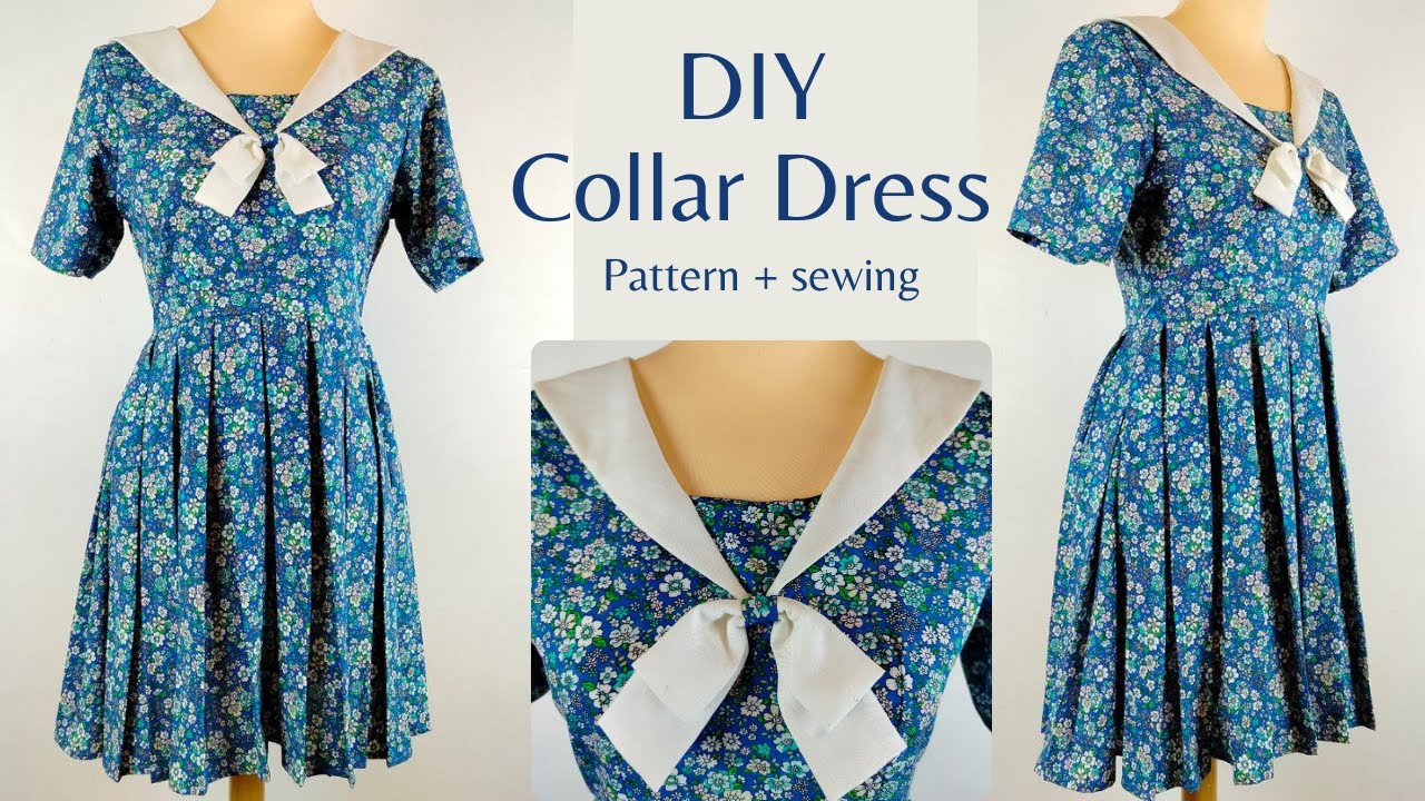 DIY Collar Dress (Pattern + Sewing)