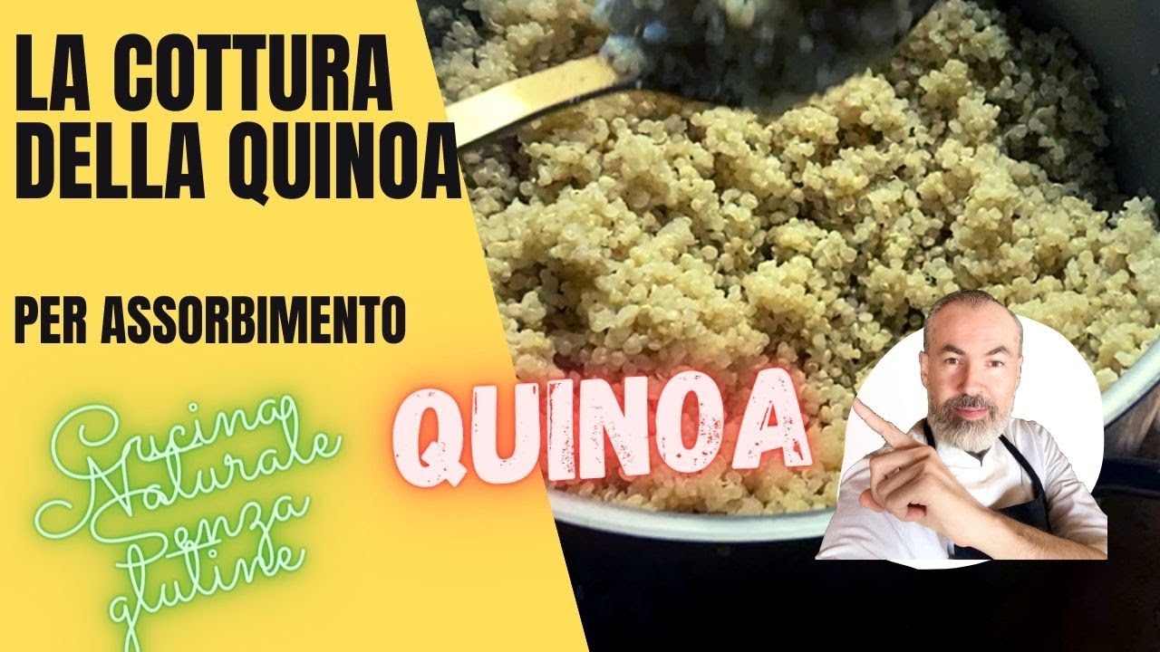 Come cuocere la QUINOA, bella sgranata per assorbimento