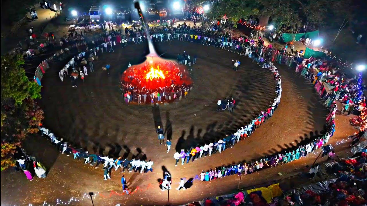 Aadivasi Holi Special Dance Video 1-3-2026 A-Bal Dron Camera Video