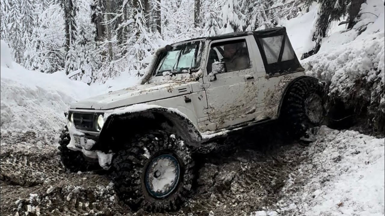 [OFF ROAD] - Suzuki Samurai M57 BiTurbo | Patrol | Toyota | #topoffroadromania #maxxis #snow
