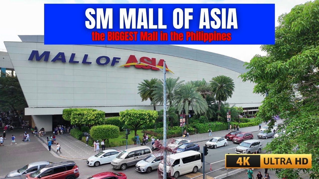 Entering the Philippines' Most Iconic Mall | SM MOA Holiday Season 4K Walk (Part 1)