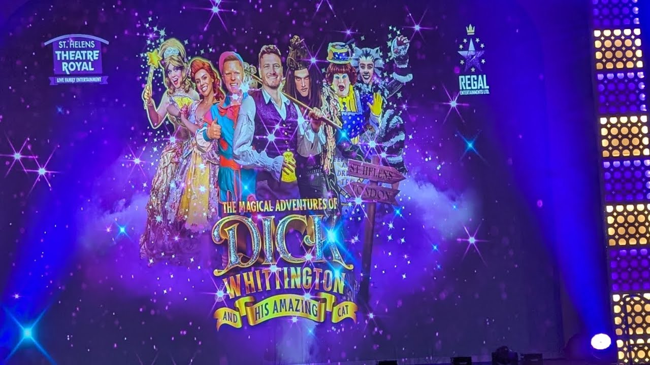 Dick Whittington Panto Curtain Call St Helens theatre Saturday 3rd January 18:00pm 