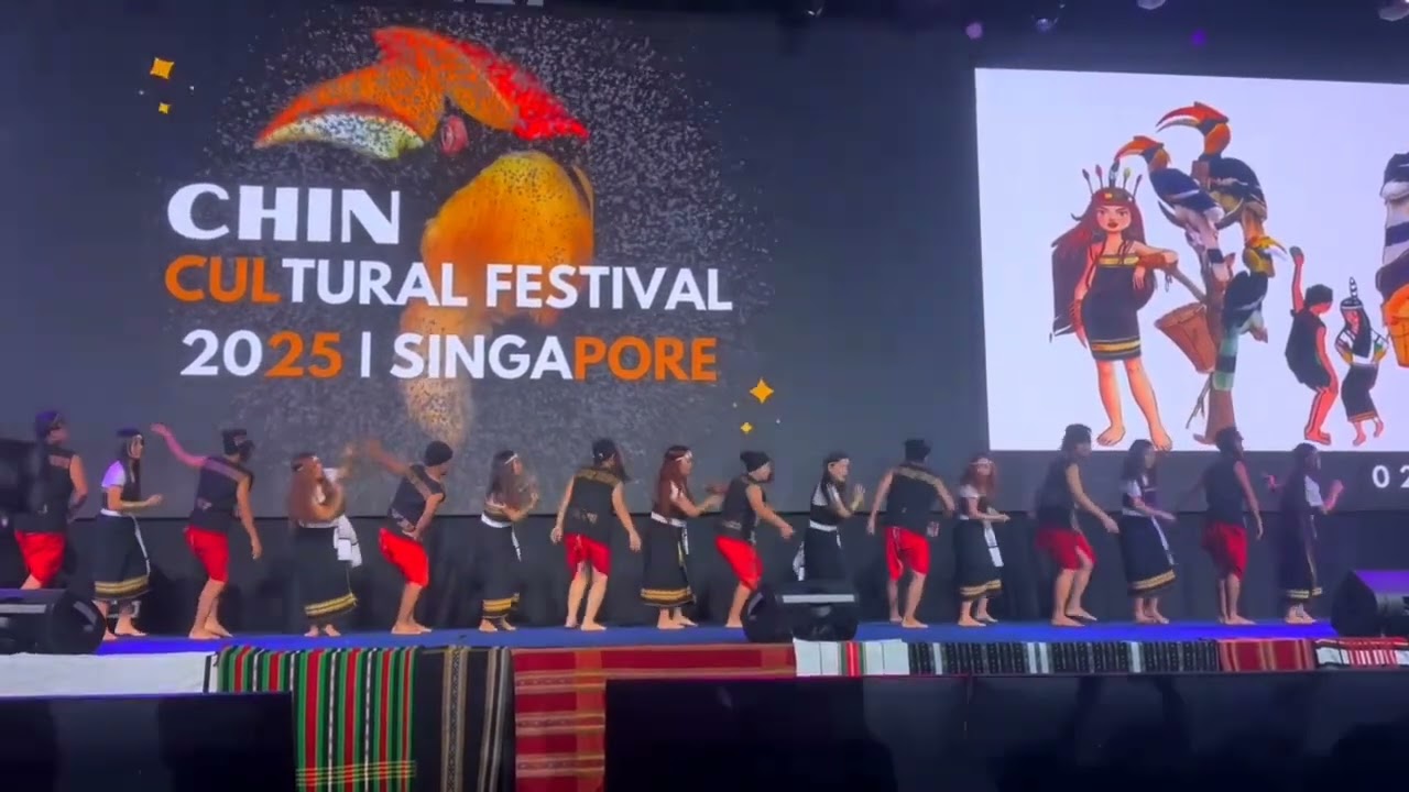 CHIN NATIONAL DAY, SINGAPORE 02/03/2k25 | Thadou Kuki Cultural Dance.#TCF-S