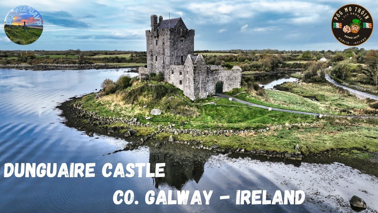 Dunguaire Castle | Kinvarra | Co. Galway | Ireland 4K - DJI Mavic 3 Classic