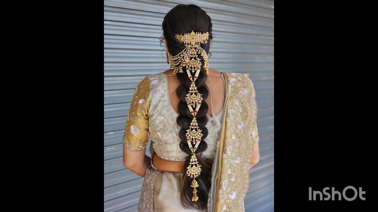 Hair accessories for wedding look ✨#youtubevideo #hairaccessories #hair#jwellery 