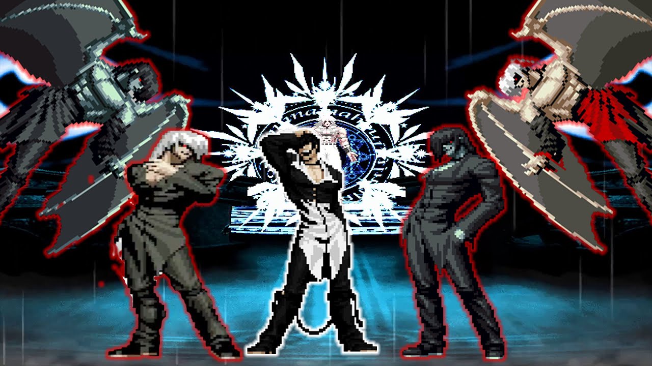 [KOF Mugen] Orochi Iori CT vs Element Team