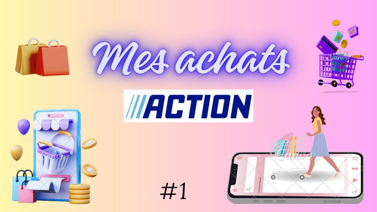 Haul Mes achats Action #haul #bonplan #bonplans 